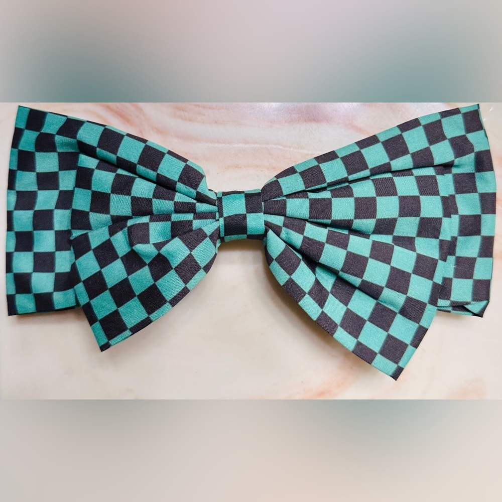 Demon Slayer Tanjiro Hair Bow --- NEW